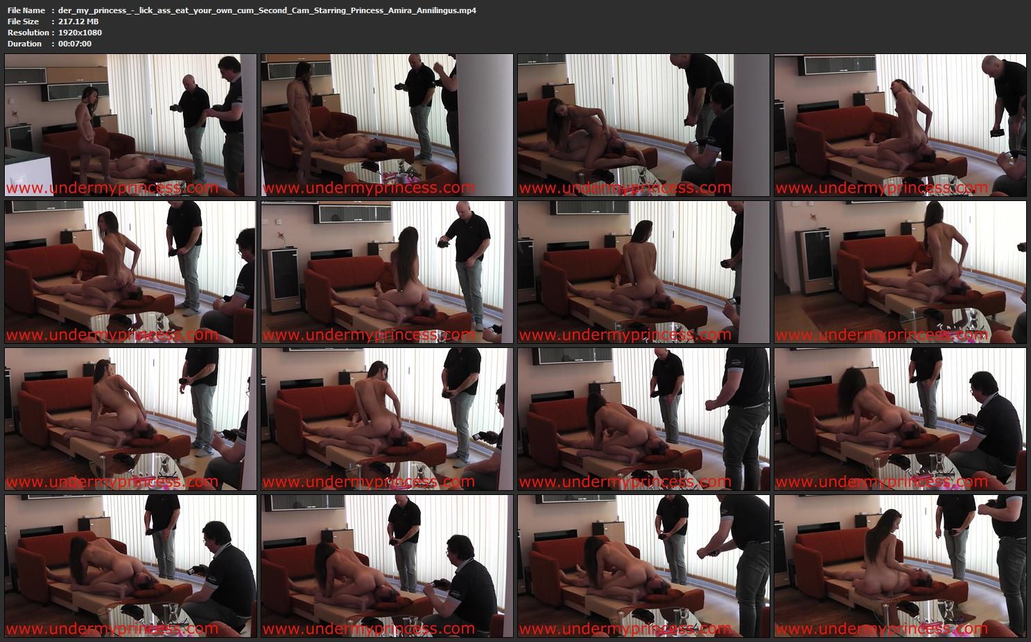 Princess Amira - Lick Ass Eat Your Own Cum Second Cam - Under My Princess